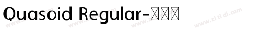 Quasoid Regular字体转换